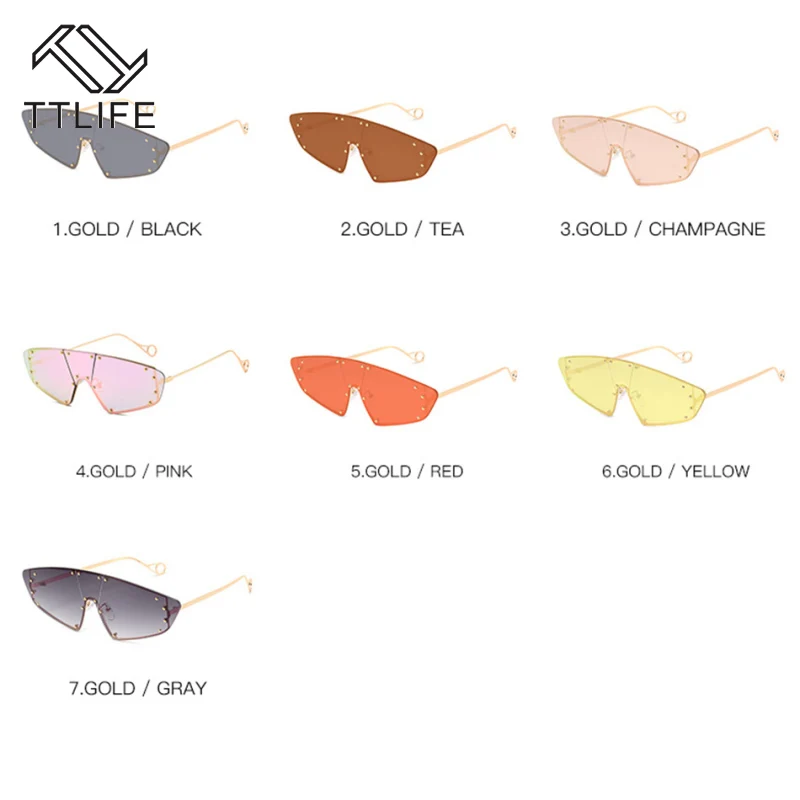 TTLIFE Oversized Square Sunglasses Women Fashion Flat Top Red Black Clear Lens One Piece Men Shade Mirror UV400 Gafas De Sol
TTLIFE Oversized Square Sunglasses Women Fashion Flat Top Red Black Clear Lens One Piece Men Shade Mirror UV400 Gafas De Sol
