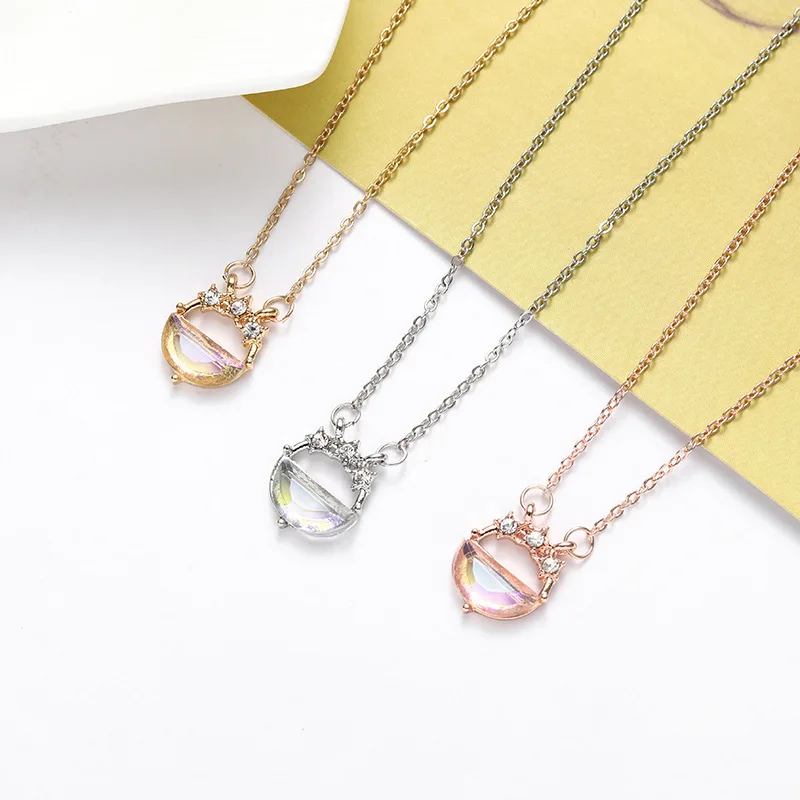 Simple Temperament Necklace Fairy Necklace Odontoid Zircon Clavicle Chain Ladies Simple Atmosphere Pendant Fashion Jewelry Gift
Simple Temperament Necklace Fairy Necklace Odontoid Zircon Clavicle Chain Ladies Simple Atmosphere Pendant Fashion Jewelry Gift