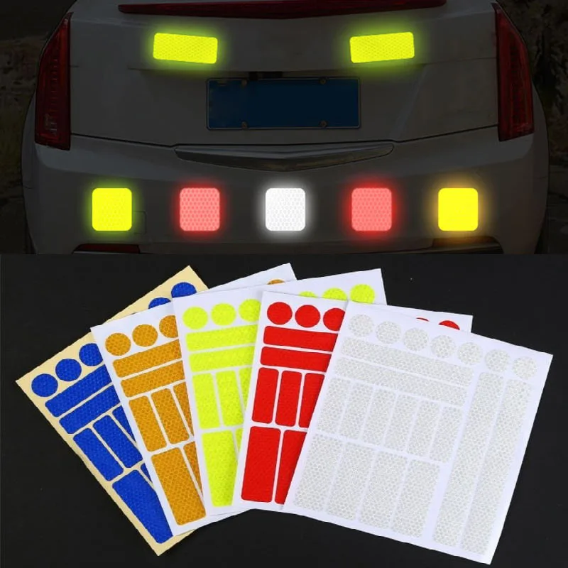 Car Reflective Stickers Anti-collision Warning Signs Stickers Vehicle Luminous Night Reflections Strips Exterior Accessories
Car Reflective Stickers Anti-collision Warning Signs Stickers Vehicle Luminous Night Reflections Strips Exterior Accessories
