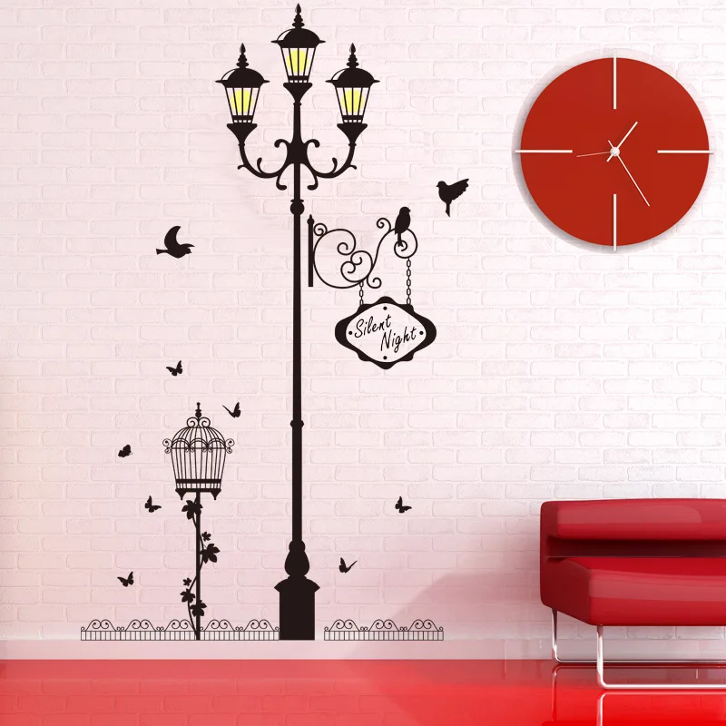 Ancient lamp bird wall stickers Vinyl Living room Bedroom Sofa Background decoration Mural Art Decals home decor Wallpaper
Ancient lamp bird wall stickers Vinyl Living room Bedroom Sofa Background decoration Mural Art Decals home decor Wallpaper
