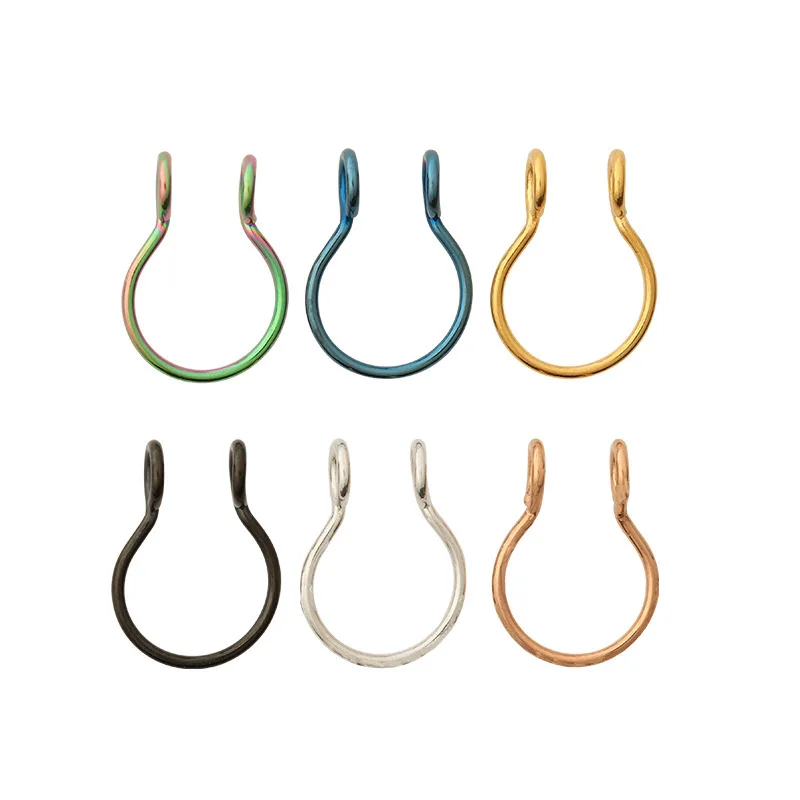 Amazon AliExpress LAZADA cross-border hot sale stainless steel U-shaped nose ring nose clip vacuum plating piercing jewelry
Amazon AliExpress LAZADA cross-border hot sale stainless steel U-shaped nose ring nose clip vacuum plating piercing jewelry