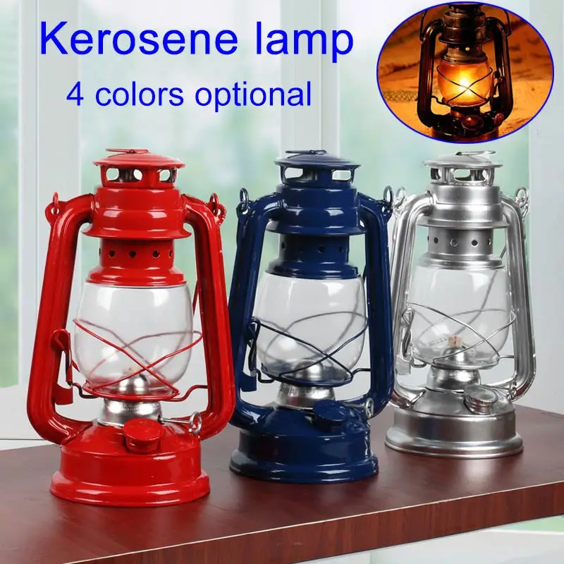Retro Classic Kerosene Lamp 4 Colors Kerosene Lanterns Portable Lights Adornment HR
Retro Classic Kerosene Lamp 4 Colors Kerosene Lanterns Portable Lights Adornment HR