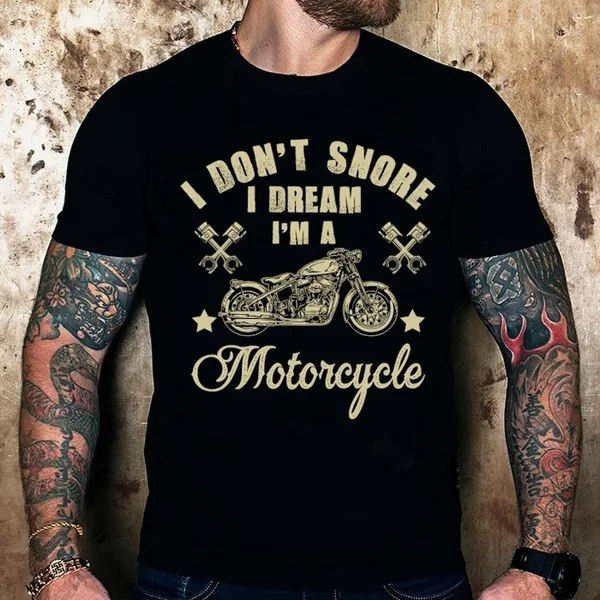 Motorcycle Funny T-Shirt Gift For Dad Father's Day Gift Biker Gift Funny Snore T-Shirt
Motorcycle Funny T-Shirt Gift For Dad Father's Day Gift Biker Gift Funny Snore T-Shirt