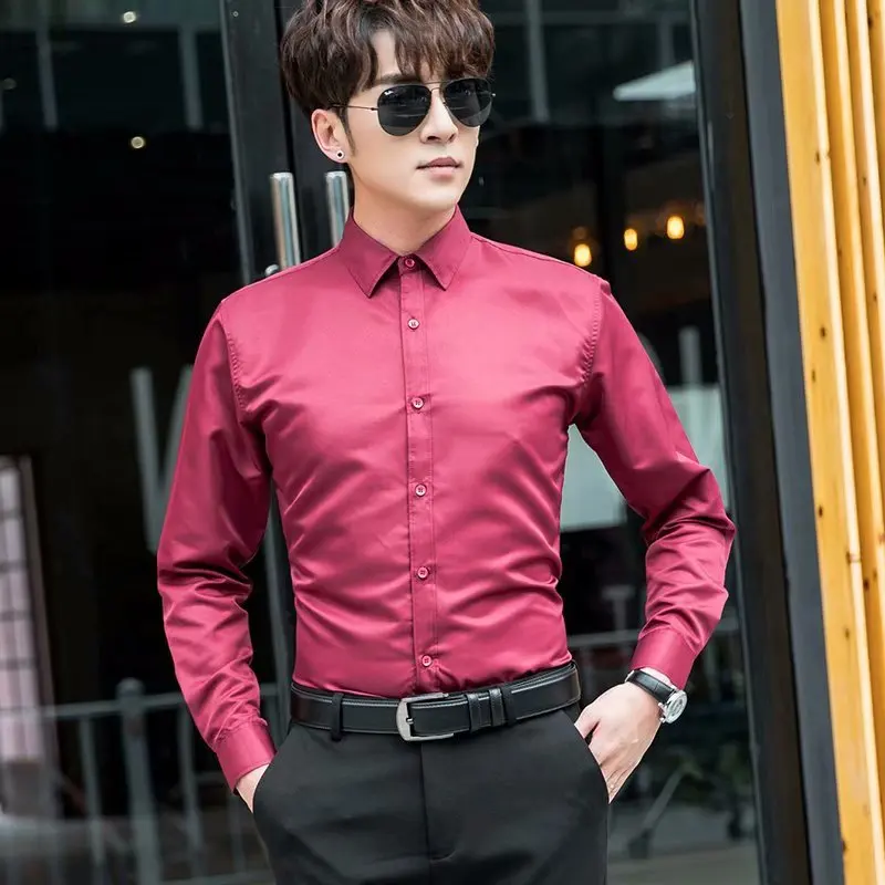 2020 Fashion Customize men shirt long sleeve personalize advertising shirt A60 popular solid quality
2020 Fashion Customize men shirt long sleeve personalize advertising shirt A60 popular solid quality