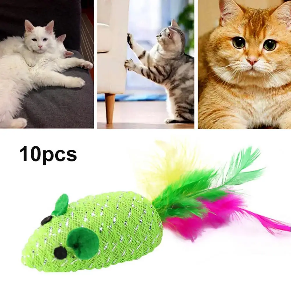 70% Dropshipping!!10Pcs Fake Feather Mouse Pet Cats Teaser Funny Sound Squeaky Interactive Toy
70% Dropshipping!!10Pcs Fake Feather Mouse Pet Cats Teaser Funny Sound Squeaky Interactive Toy