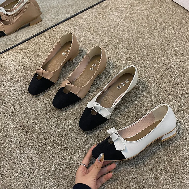 Casual Woman Shoe Slip-on Female Footwear Low Heels Square Toe Shallow Mouth Autumn All-Match Bow-Knot Slip On Dress Summer Gran
Casual Woman Shoe Slip-on Female Footwear Low Heels Square Toe Shallow Mouth Autumn All-Match Bow-Knot Slip On Dress Summer Gran