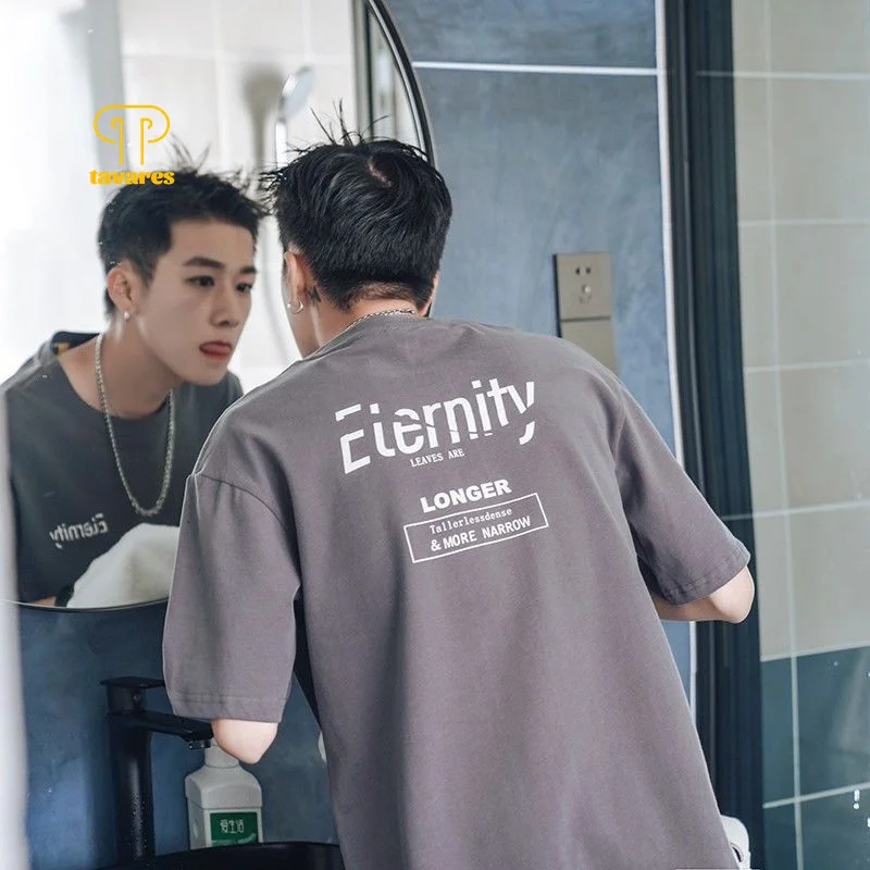 TAVARES Men Short Sleeve Loose printing T-Shirts Summer Casual Tops Oversized Streetwear Harajuku T-Shirt Fashion 
TAVARES Men Short Sleeve Loose printing T-Shirts Summer Casual Tops Oversized Streetwear Harajuku T-Shirt Fashion