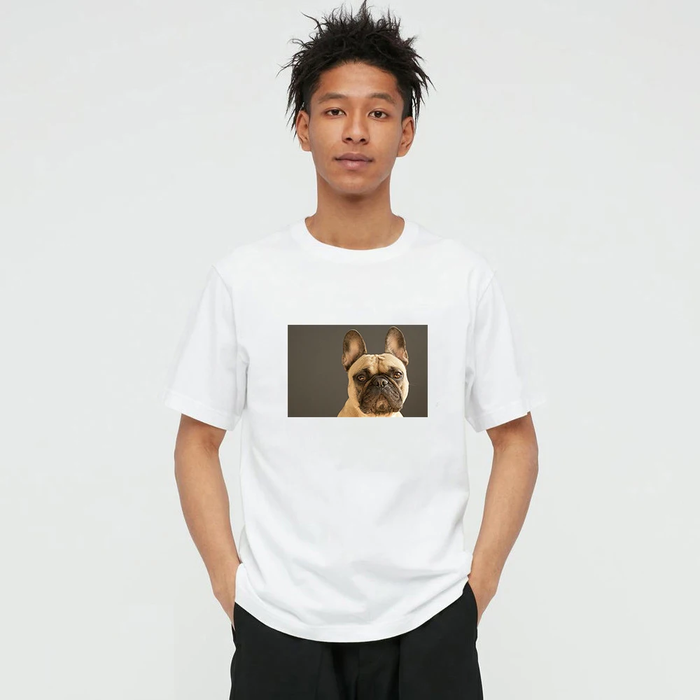 Summer Style Dog photo 100% cotton Mens and Women's T-shirt casual O-Neck T-shirt short sleeve tees T-shirt for men 64B64W 
Summer Style Dog photo 100% cotton Mens and Women's T-shirt casual O-Neck T-shirt short sleeve tees T-shirt for men 64B64W