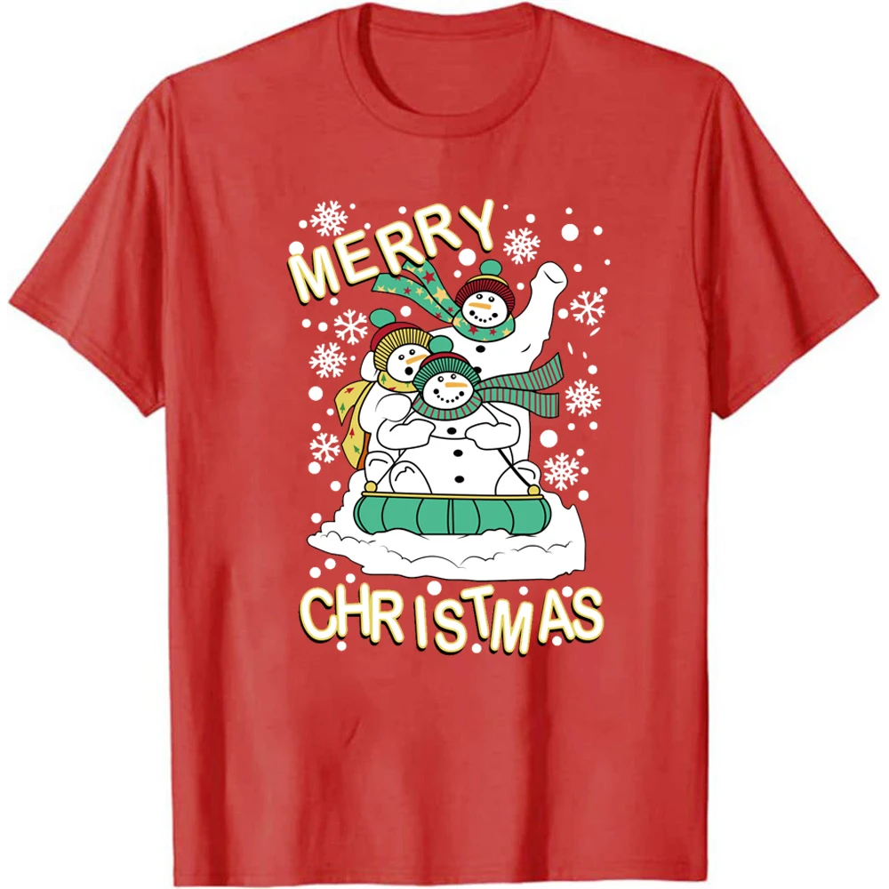 Christmas Snowman T Shirt Men Short Sleeve Pullover Cotton Casual T-Shirt Women Hipster T-Shirt Merry Christmas T-Shirt
Christmas Snowman T Shirt Men Short Sleeve Pullover Cotton Casual T-Shirt Women Hipster T-Shirt Merry Christmas T-Shirt