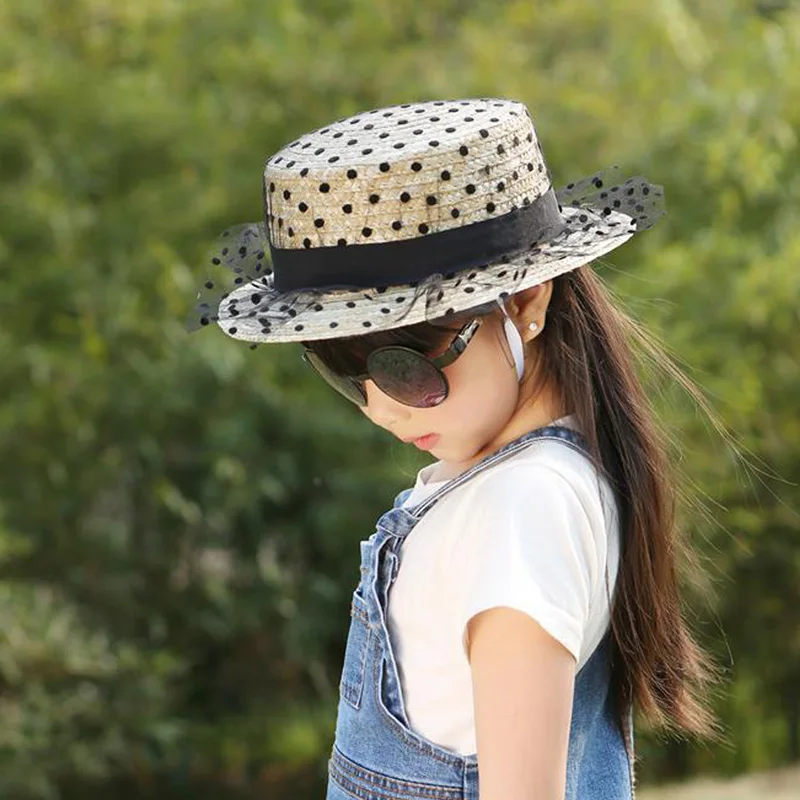 Parent-child Sun Child sunshade hats black lace sun hats woman hand made straw cap beach big brim caps casual girl summer hat
Parent-child Sun Child sunshade hats black lace sun hats woman hand made straw cap beach big brim caps casual girl summer hat