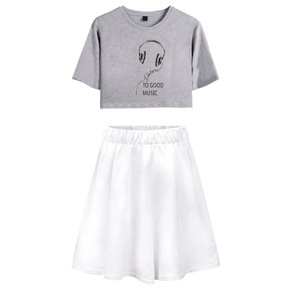 SpaceX Tshirt Custom Printed Women Two Piece Set Summer Short Sleeve Crop Top+Skirt Girls SpaceX Skirt Sexy Casual Clothes
SpaceX Tshirt Custom Printed Women Two Piece Set Summer Short Sleeve Crop Top+Skirt Girls SpaceX Skirt Sexy Casual Clothes