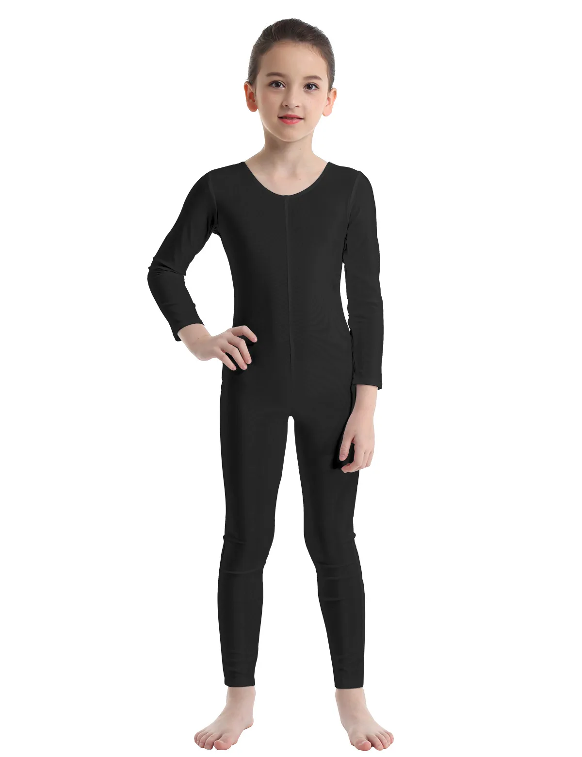 Kids Girls Long Sleeves Ballet Dance Gymnastics Leotard Soft Soild Color Crew Neck Jumpsuit Unitard Dancewear Stage Performance
Kids Girls Long Sleeves Ballet Dance Gymnastics Leotard Soft Soild Color Crew Neck Jumpsuit Unitard Dancewear Stage Performance