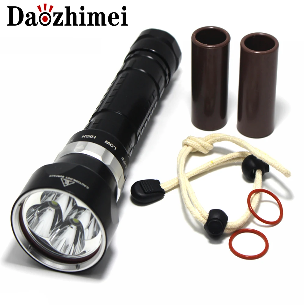 8000 Lumens DX4 XML XM-L2 40W Waterproof LED Diving Flashlight Underwater Lamp Torch Flash Light +2*26650 Battery + Charge 
8000 Lumens DX4 XML XM-L2 40W Waterproof LED Diving Flashlight Underwater Lamp Torch Flash Light +2*26650 Battery + Charge
