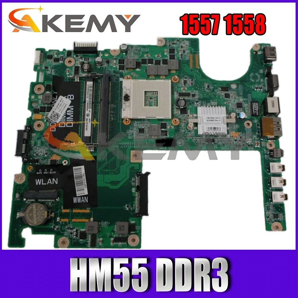 Материнская плата CN-0G936P 0G936P G936P для DELL Studio 1557 1558, материнская плата ноутбука DAFM9BMB6D0 с HM55 DDR3 100%, полностью протестирована
Материнская плата CN-0G936P 0G936P G936P для DELL Studio 1557 1558, материнская плата ноутбука DAFM9BMB6D0 с HM55 DDR3 100%, полностью протестирована