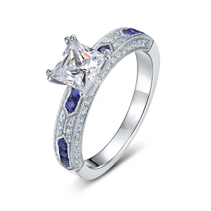 Vintage Diamond Engagement Rings Wedding Trendy SAPPHIRE Jewelry Simple Stylish Finger Rings Anillos for Women Best Gifts
Vintage Diamond Engagement Rings Wedding Trendy SAPPHIRE Jewelry Simple Stylish Finger Rings Anillos for Women Best Gifts