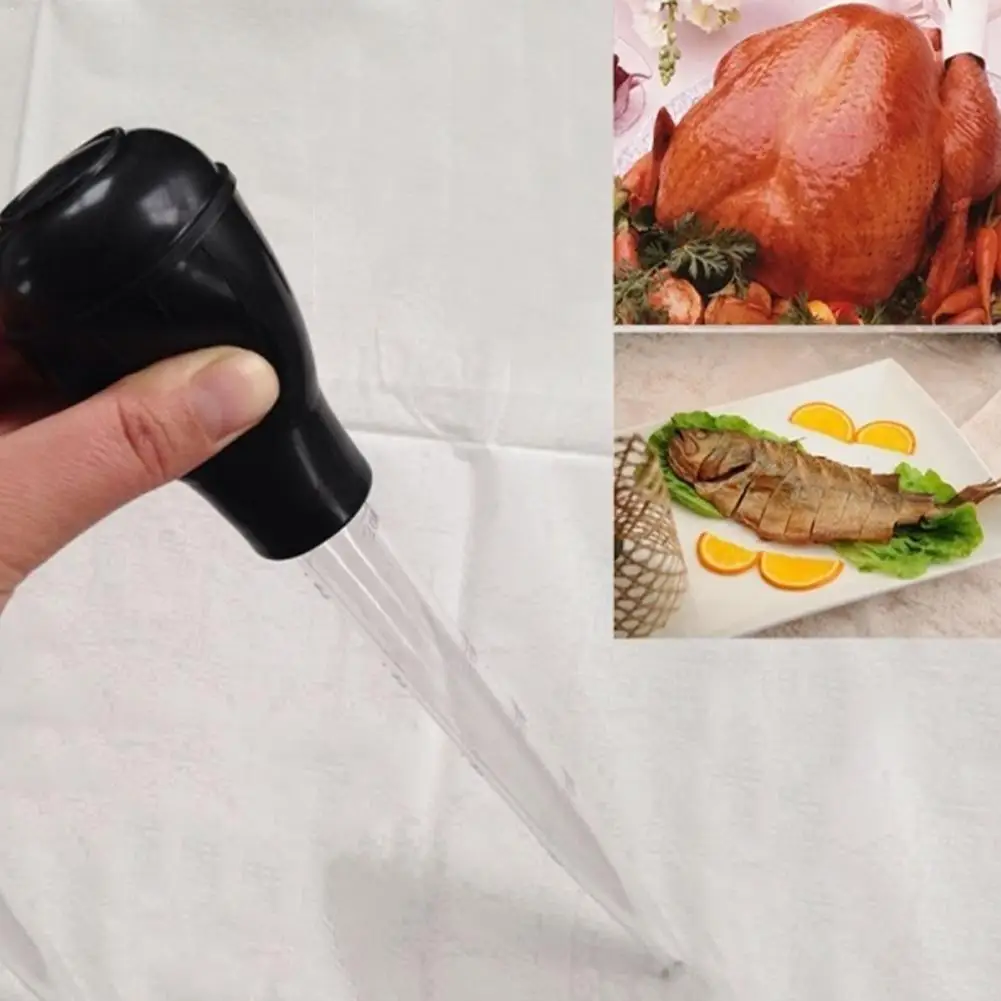 30 Ml Kitchen Cooking Gadgets Turkey Oil Dropper Chicken Baster Cleartube random Barbecue Pipe Food color Sprayer
30 Ml Kitchen Cooking Gadgets Turkey Oil Dropper Chicken Baster Cleartube random Barbecue Pipe Food color Sprayer