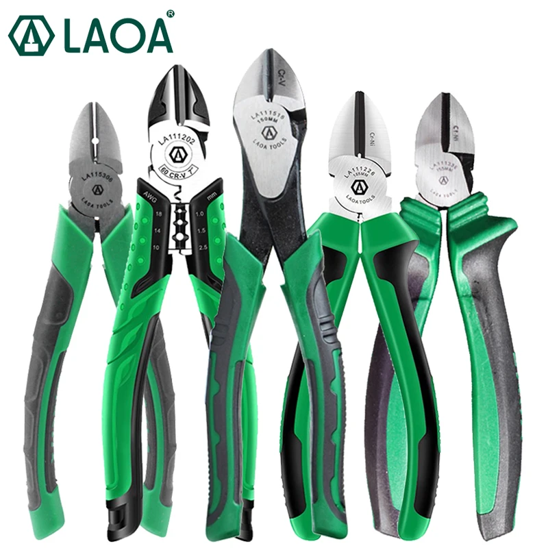 LAOA 5inch/6inch/7inch Diagonal Pliers Electrician Cutting Nippers Wire Cutters Cable Cutting Tool
LAOA 5inch/6inch/7inch Diagonal Pliers Electrician Cutting Nippers Wire Cutters Cable Cutting Tool