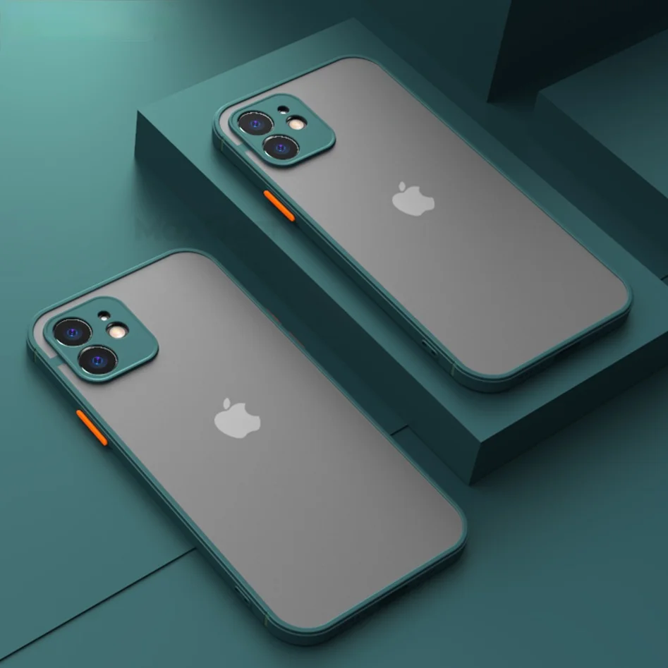 Shockproof Armor Matte Case For iPhone 12 11 Pro Xs Max XR X 6 7 8 Plus SE Mini Luxury Silicone Bumper Clear Hard PC Cover Funda
Shockproof Armor Matte Case For iPhone 12 11 Pro Xs Max XR X 6 7 8 Plus SE Mini Luxury Silicone Bumper Clear Hard PC Cover Funda