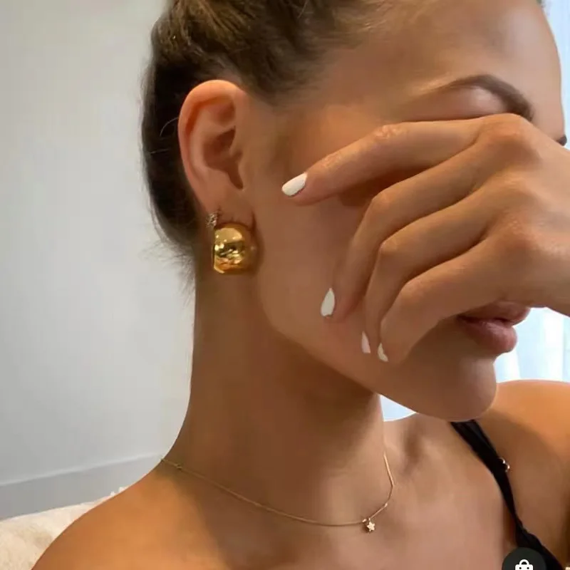 Brass With 18k Gold Circle Statement Earrings Women Jewelry Party Boho T Show Gown Runway Party Rare Korean Japan Trendy INS
Brass With 18k Gold Circle Statement Earrings Women Jewelry Party Boho T Show Gown Runway Party Rare Korean Japan Trendy INS