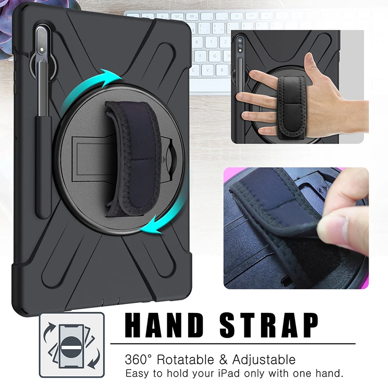 Case for Samsung Galaxy Tab S7 Plus 12.4 T975 T970 Kids Shockproof Back Cover with Wrist Strap and Kickstand+Stylus
Case for Samsung Galaxy Tab S7 Plus 12.4 T975 T970 Kids Shockproof Back Cover with Wrist Strap and Kickstand+Stylus