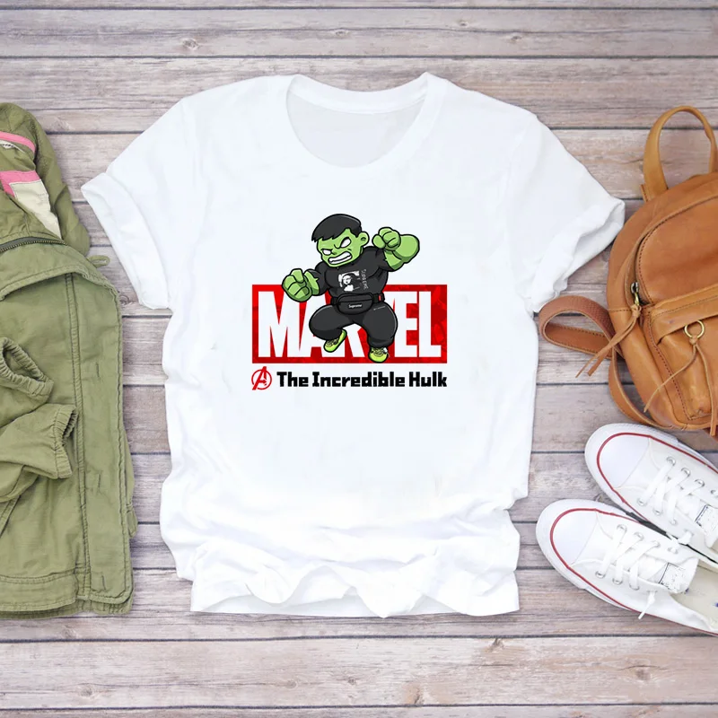 Cartoon Image Summer Cool Fashion Women White Tshirt 2021 Marvel Superhero Harajuku Style Crop Tops Femme Clothing Kawaii
Cartoon Image Summer Cool Fashion Women White Tshirt 2021 Marvel Superhero Harajuku Style Crop Tops Femme Clothing Kawaii