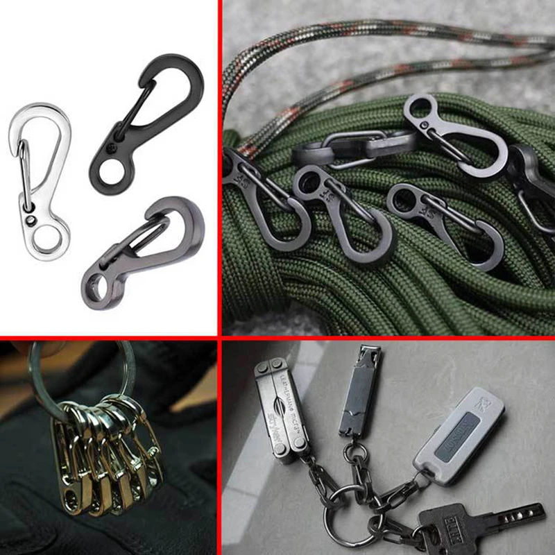 Carabiner Clips Survival Climbing Rope Rock Spring Backpack Clasps Out Mountaineering Keychain Tents Outdoor Camping Equipment
Carabiner Clips Survival Climbing Rope Rock Spring Backpack Clasps Out Mountaineering Keychain Tents Outdoor Camping Equipment
