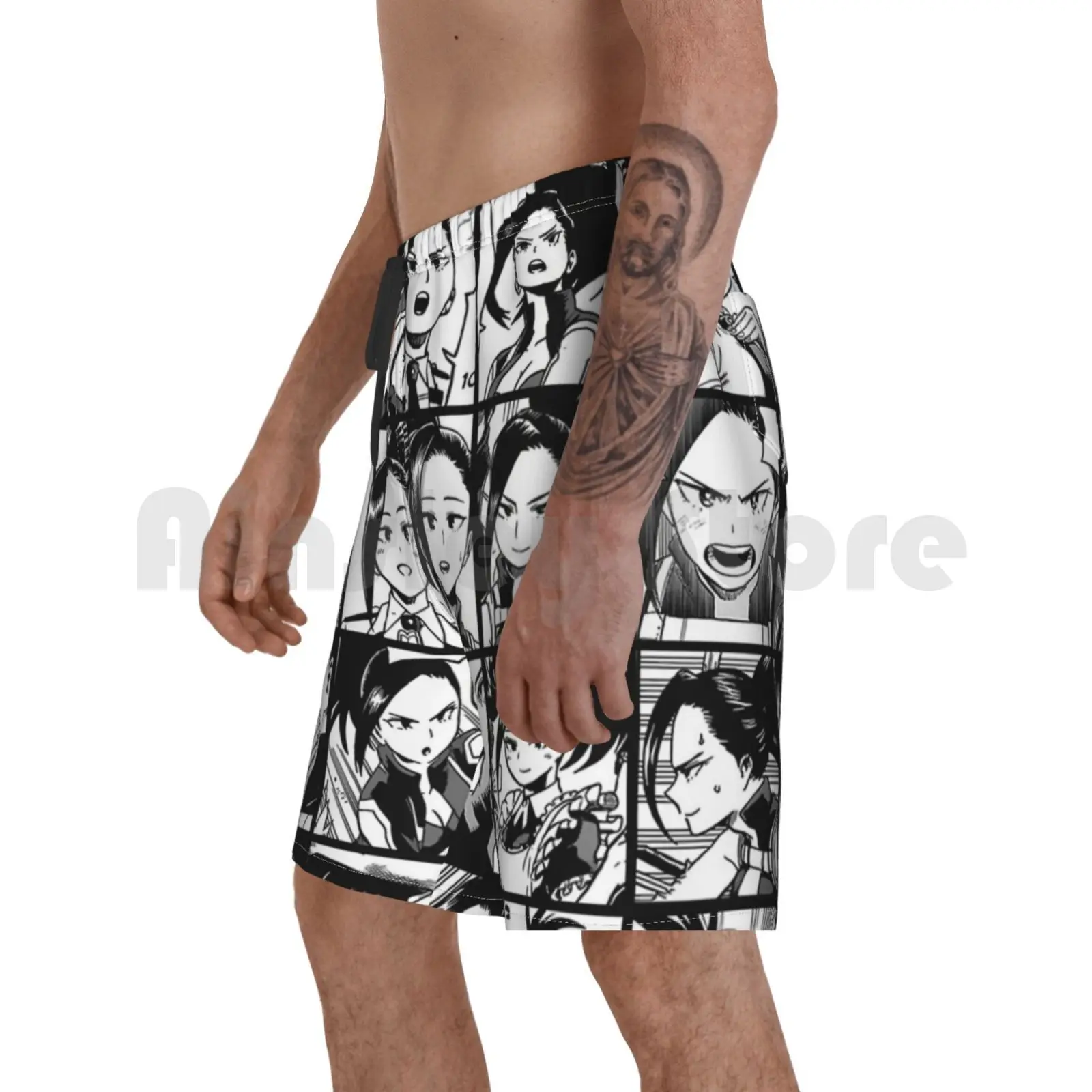 Beach Shorts Yaoyorozu Momo Collage ( Black&white Version ) Yaoyorozu Momo Boku No Hero 
Beach Shorts Yaoyorozu Momo Collage ( Black&white Version ) Yaoyorozu Momo Boku No Hero