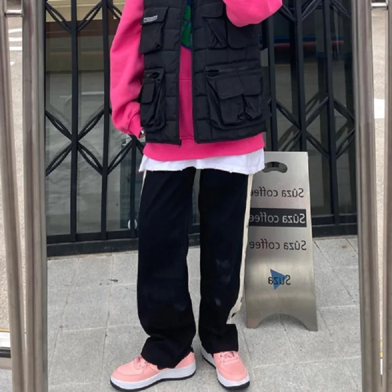 QWEEK Korean Style Sweatpants Women Baggy Harajuku Hippie Sports Pants Streetwear Straight Elastic Waist Jogging Wide Leg Pants
QWEEK Korean Style Sweatpants Women Baggy Harajuku Hippie Sports Pants Streetwear Straight Elastic Waist Jogging Wide Leg Pants