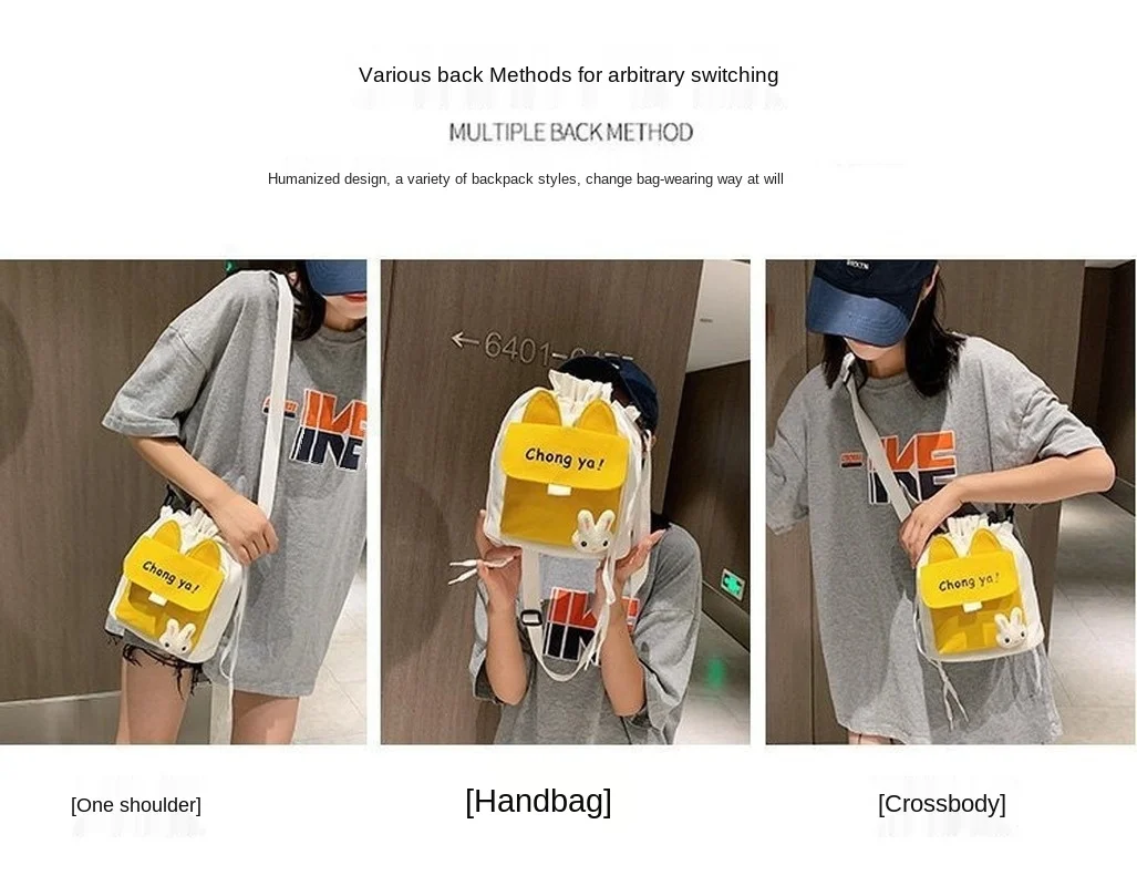 Fashion Canvas Ladies Handbags Multifunctional Mini Messenger Bags All-match Girl Shoulder Bag Mochila Feminina Sac A Dos Bolsa
Fashion Canvas Ladies Handbags Multifunctional Mini Messenger Bags All-match Girl Shoulder Bag Mochila Feminina Sac A Dos Bolsa