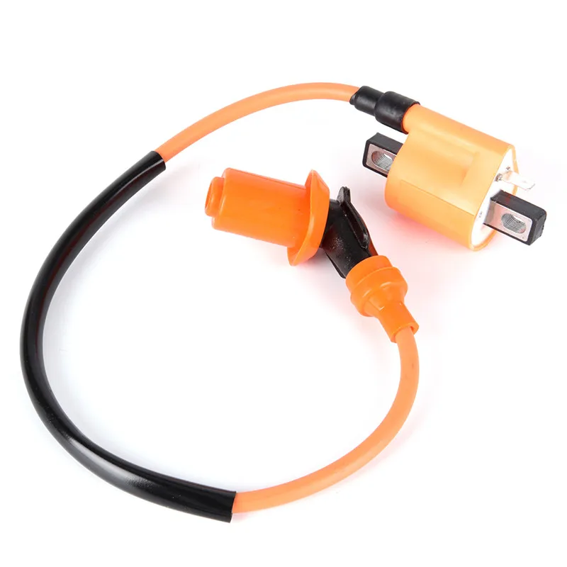 New Orange Rubber Racing Ignition Coil for 125cc 150cc 200cc ATV Quad Dirt Pit Bike Scooter Buggy
New Orange Rubber Racing Ignition Coil for 125cc 150cc 200cc ATV Quad Dirt Pit Bike Scooter Buggy