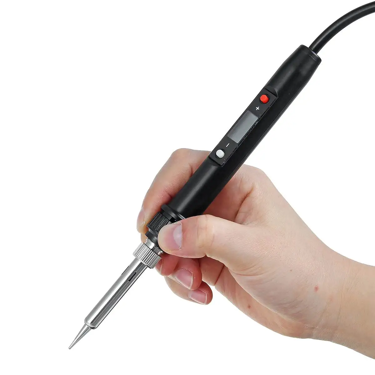 110V/220V 60W LED Digital Display Electric Soldering Iron 200-480 Adjustable Temperature Internal Heating Welding Tools
110V/220V 60W LED Digital Display Electric Soldering Iron 200-480 Adjustable Temperature Internal Heating Welding Tools