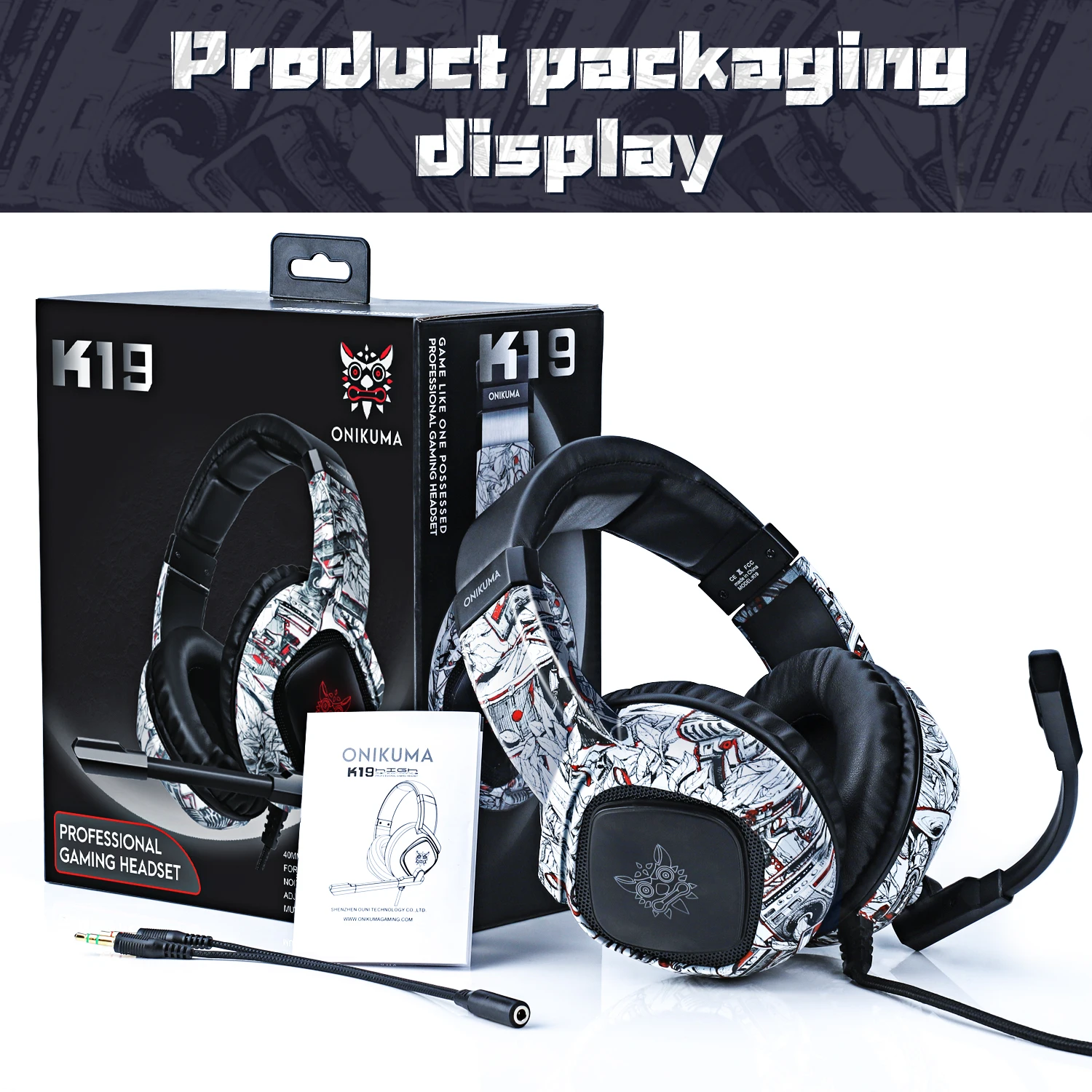 K19 Wired Gaming Headset Gamer Headphone Surround Sound Stereo Noise Reduction Earphones Colourful Light For PC
K19 Wired Gaming Headset Gamer Headphone Surround Sound Stereo Noise Reduction Earphones Colourful Light For PC