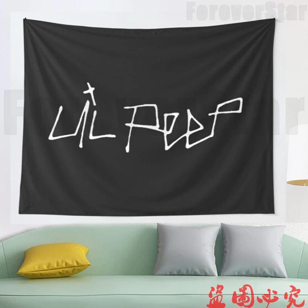 Lil peep white letter official design tapestry Wall Hanging Tapestry for Home Dorm Fantasy Decor
Lil peep white letter official design tapestry Wall Hanging Tapestry for Home Dorm Fantasy Decor