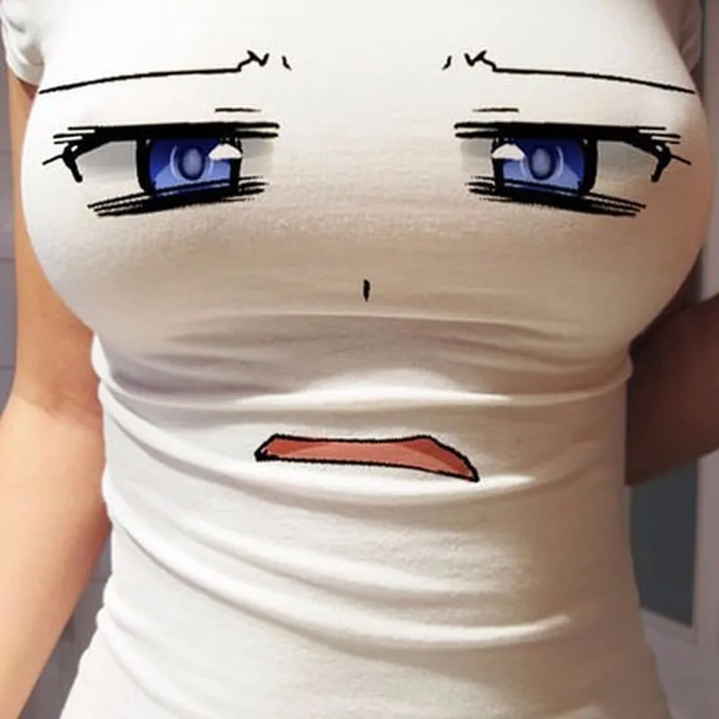Women Sexy Cartoon T-shirts 2021 New Fashion High Street Tees Kawaii Big Eyes Printed T Shirt Spring Summer Casual Pullovers Top
Women Sexy Cartoon T-shirts 2021 New Fashion High Street Tees Kawaii Big Eyes Printed T Shirt Spring Summer Casual Pullovers Top
