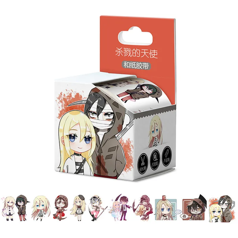 10 boxes/lot Anime Angels of Death Tape TOY Washi Tape Paper Hand account sticker 40mm x 5m 
10 boxes/lot Anime Angels of Death Tape TOY Washi Tape Paper Hand account sticker 40mm x 5m
