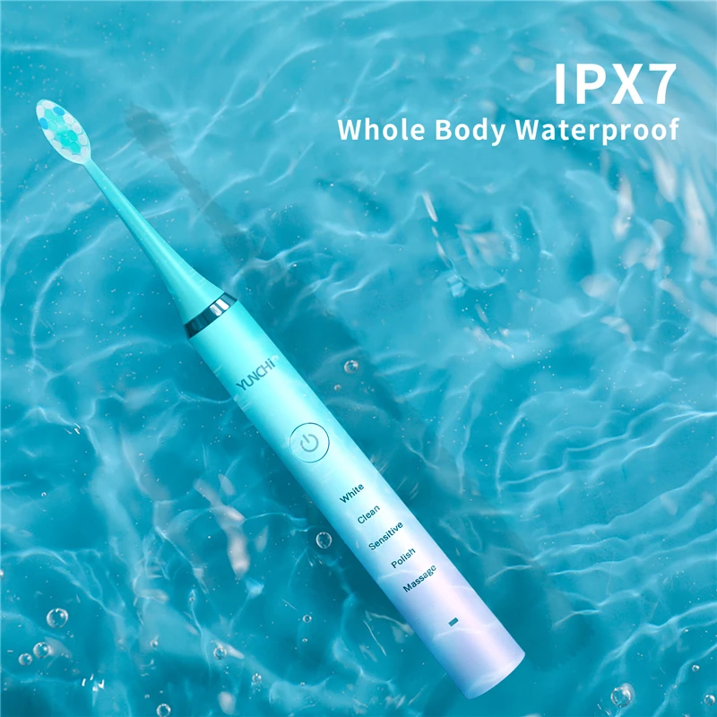 Sonic Electric Toothbrush USB Rechargeable 5 Modes 4000 Times/Mins Soft Bristles Tooth Brushes Waterproof Oral Deep Clean Adults
Sonic Electric Toothbrush USB Rechargeable 5 Modes 4000 Times/Mins Soft Bristles Tooth Brushes Waterproof Oral Deep Clean Adults