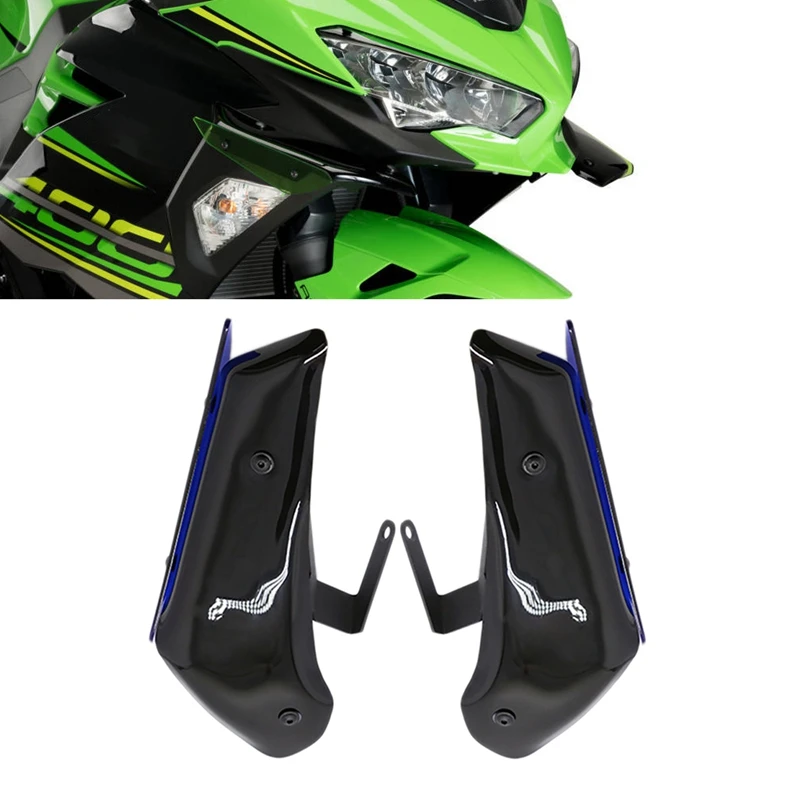 Motorcycle Fairing Front Aerodynamic Winglets Windshield Fairing Wing for Kawasaki Ninja 400 2019-2021
Motorcycle Fairing Front Aerodynamic Winglets Windshield Fairing Wing for Kawasaki Ninja 400 2019-2021