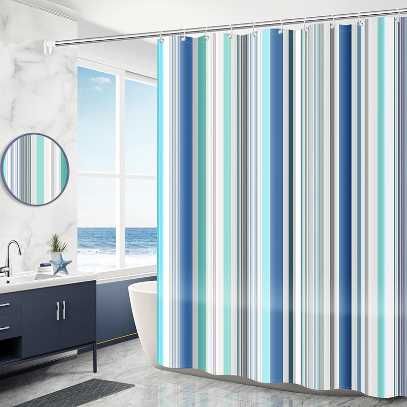 Nordic Simple Shower Curtain Luxury Stripe Plastic Shower Curtain Door Curtain Fabric Douchegordijn Bathroom Decor DI50YL
Nordic Simple Shower Curtain Luxury Stripe Plastic Shower Curtain Door Curtain Fabric Douchegordijn Bathroom Decor DI50YL