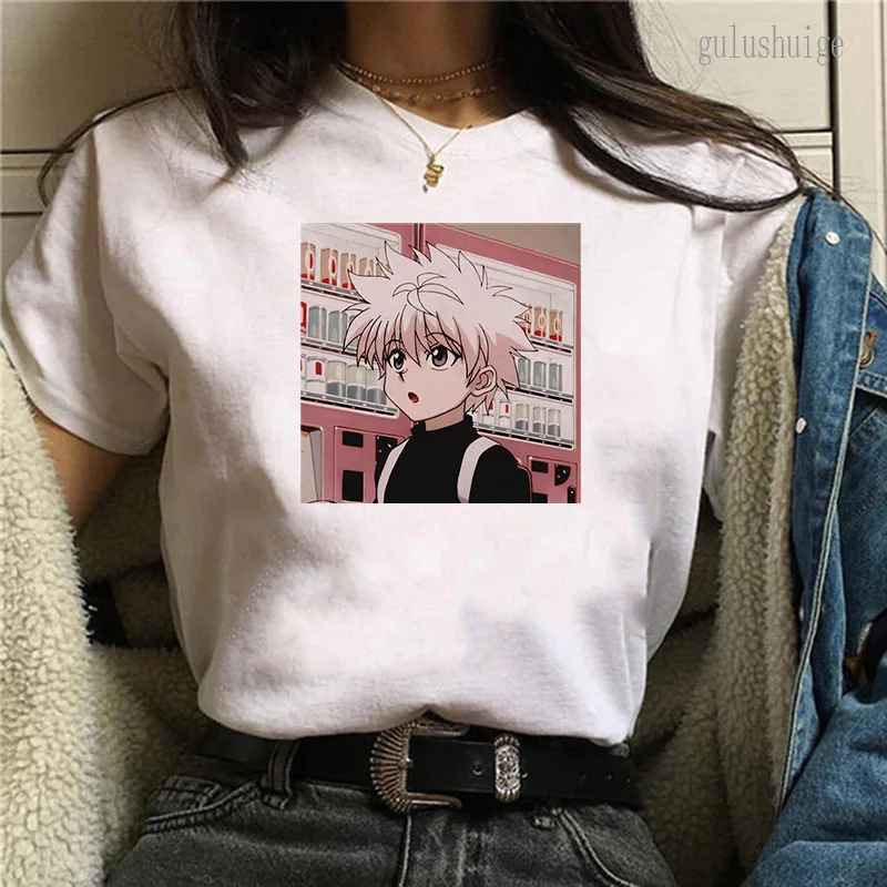 Футболка Kawaii Hunter X Hunter Мужская, топ с коротким рукавом, смешная мультяшная графическая рубашка, топ в стиле унисекс, хип-хоп, на лето
Футболка Kawaii Hunter X Hunter Мужская, топ с коротким рукавом, смешная мультяшная графическая рубашка, топ в стиле унисекс, хип-хоп, на лето