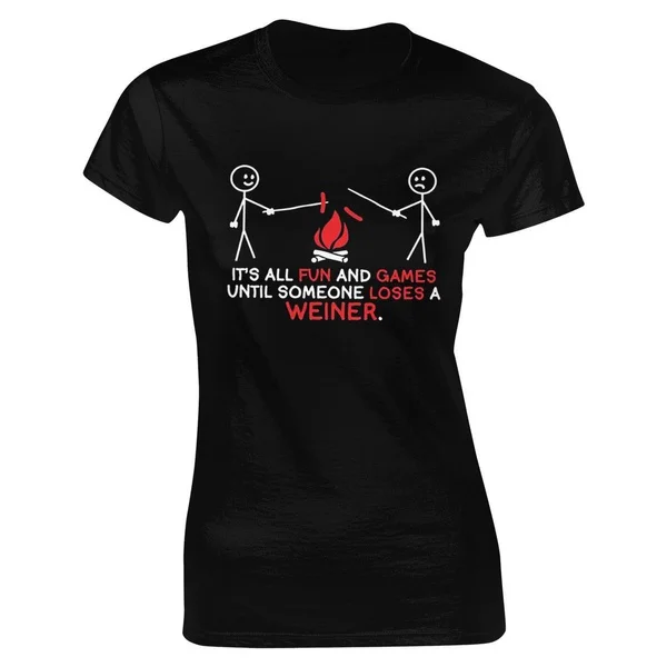 New WoWomenss Fashion Tops Personalized Graphic All Fun And Games Printed Youthpopular Casual T-Shirt Short Sleeved T Shirts
New WoWomenss Fashion Tops Personalized Graphic All Fun And Games Printed Youthpopular Casual T-Shirt Short Sleeved T Shirts