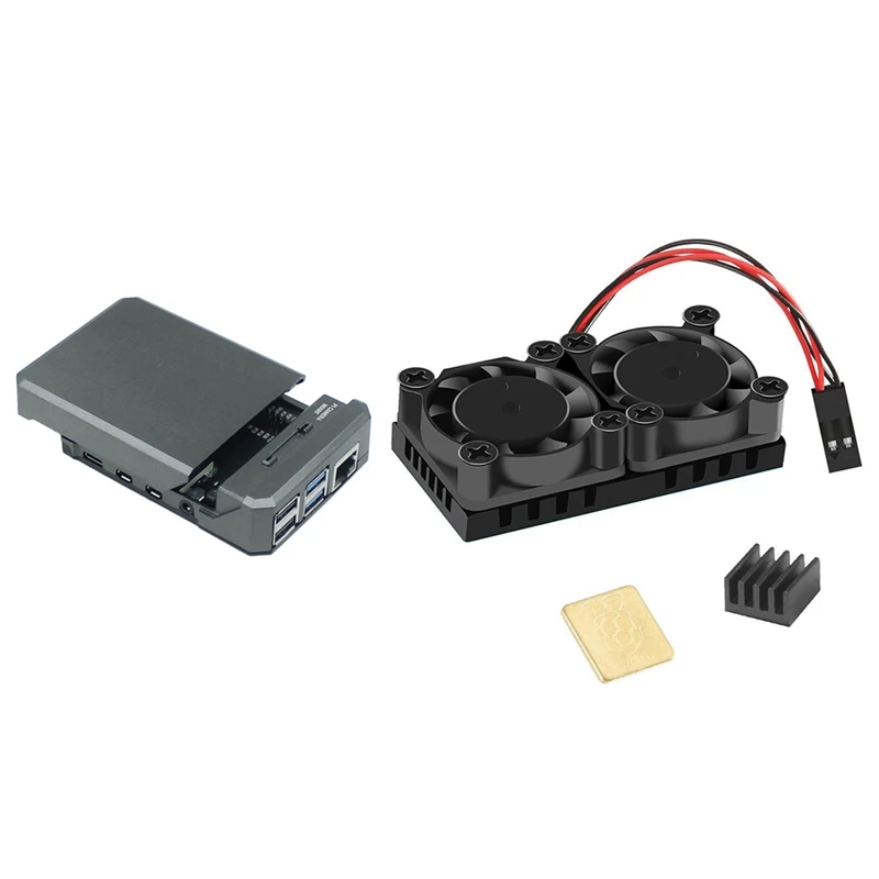 Чехол для радиатора с двойным вентилятором и радиатором для Argon Neo Raspberry Pi 4B
Чехол для радиатора с двойным вентилятором и радиатором для Argon Neo Raspberry Pi 4B