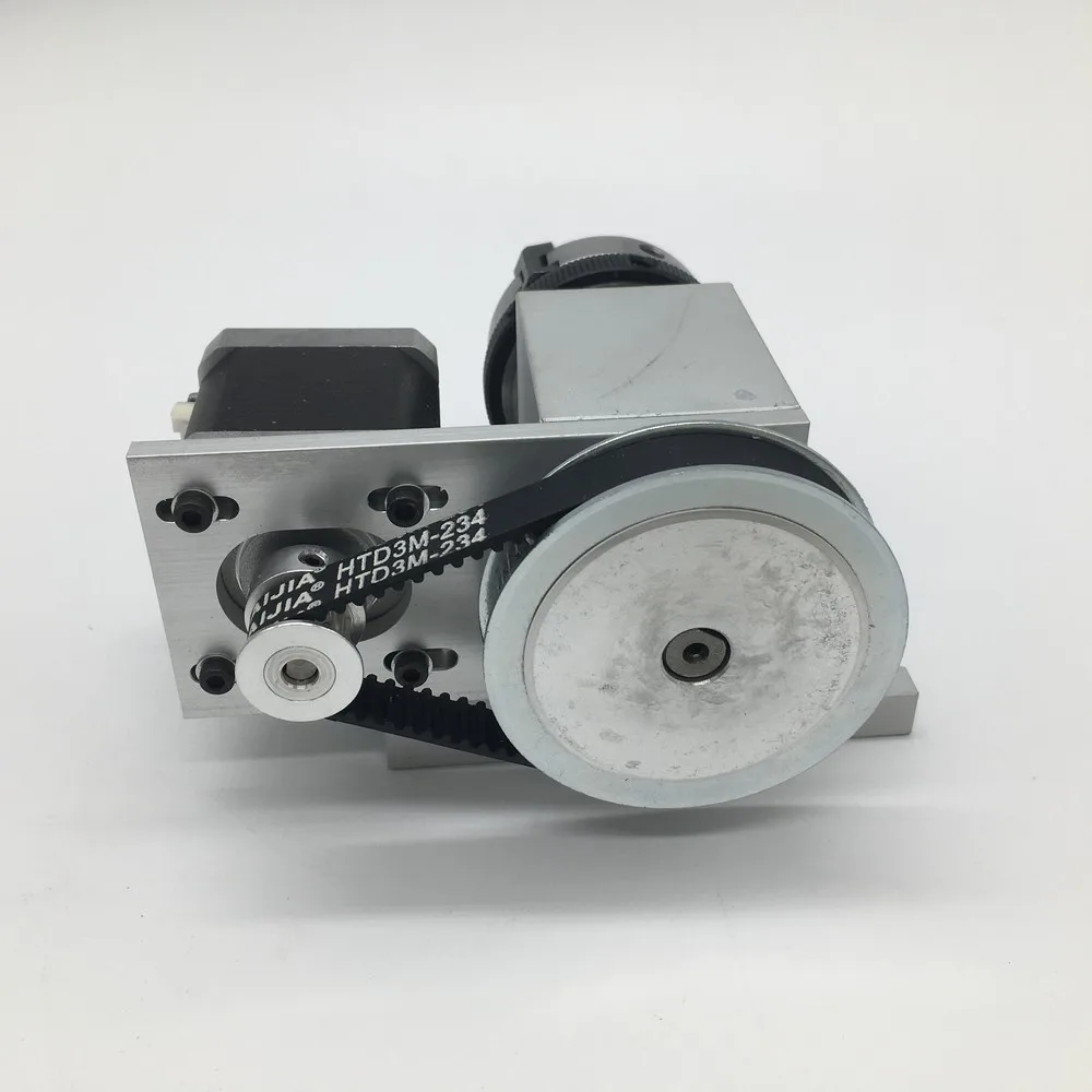 CNC A Axis Вращение 4 Челюсти Sanou K02-50 2 "патрон 4-осевой вращающийся & Привод MT2