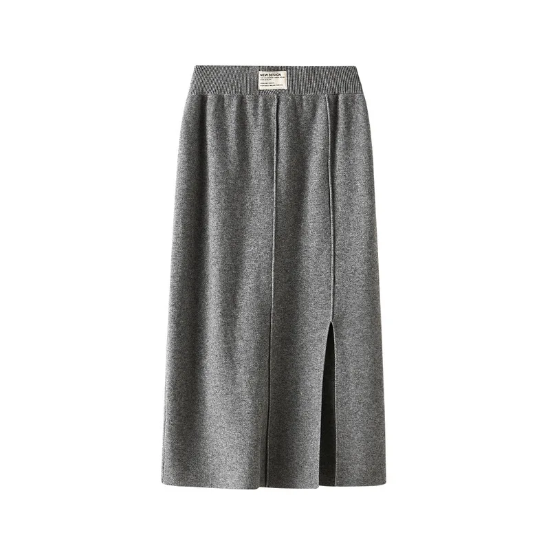2022 Autumn Winter New Elastic High Waist Slim Casual Knitted Skirt Simple Solid Color Sexy Split Women Hip Skirt Free Shipping
2022 Autumn Winter New Elastic High Waist Slim Casual Knitted Skirt Simple Solid Color Sexy Split Women Hip Skirt Free Shipping