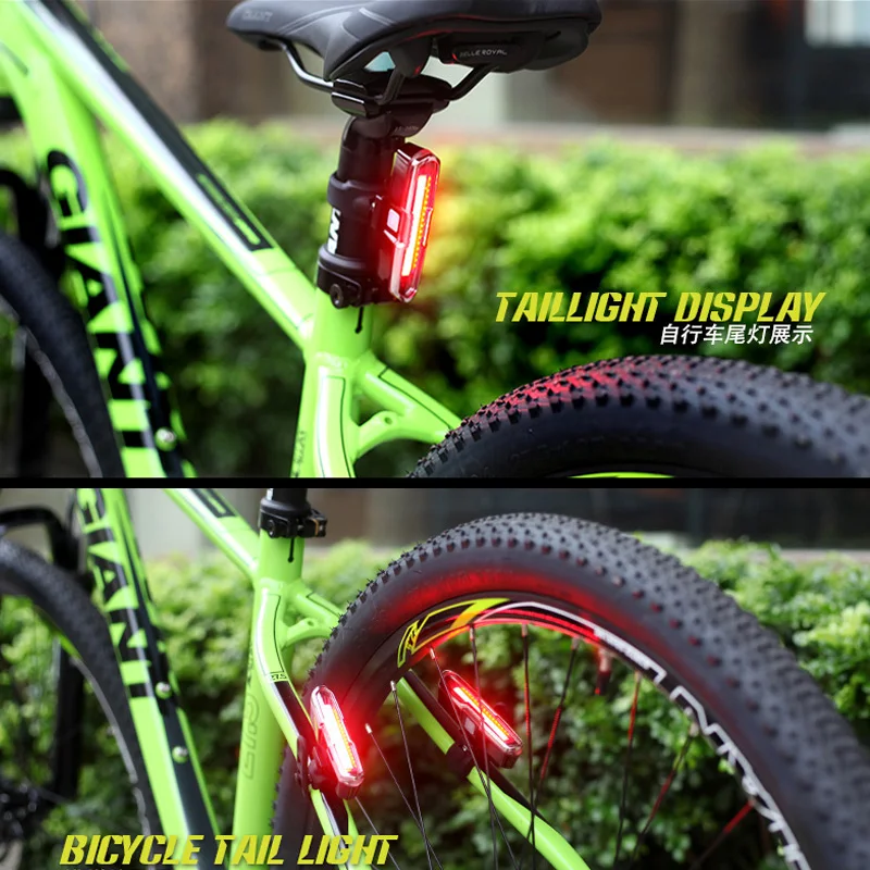 2019 велосипедный задний светильник USB Перезаряжаемый передний светодиодный