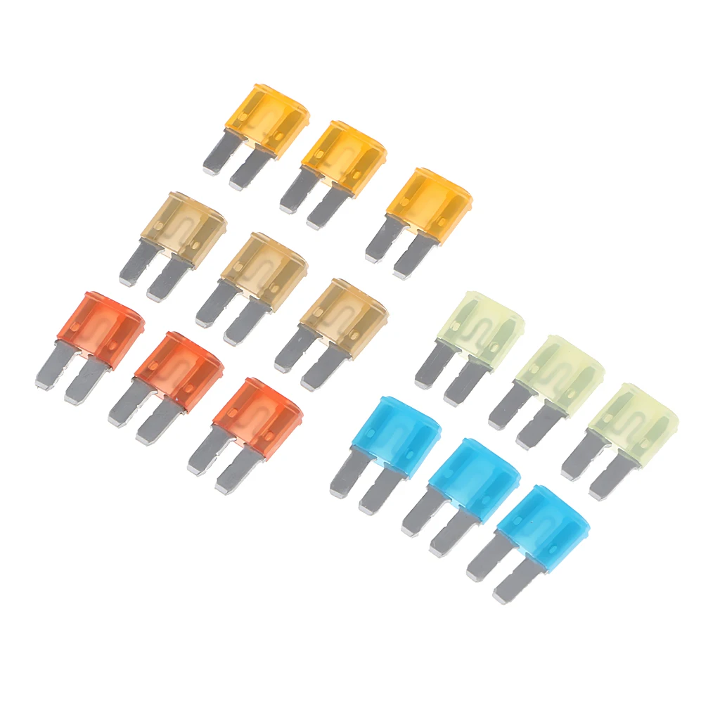 15 шт. мм * 12 5A / 7.5A 10A 15A 20A Micro 2 Blade ATR предохранитель для автомобильного фургона |