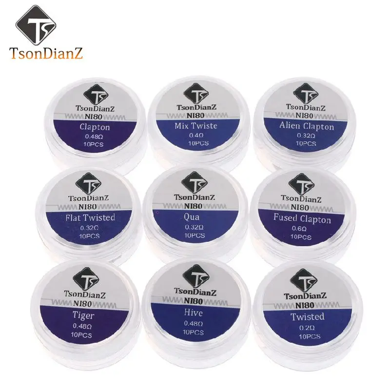 10 шт. новые NI80 Nichrome Super Alien готовые катушки для электронной сигареты RDA RTA RBA атомайзер нагревательный провод
10 шт. новые NI80 Nichrome Super Alien готовые катушки для электронной сигареты RDA RTA RBA атомайзер нагревательный провод