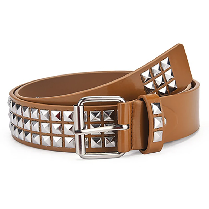 JIFANPAUL 2021 new square bead rivet belt metal pyramid belt men and women punk hardware jeans belt designer belt woman belts
JIFANPAUL 2021 new square bead rivet belt metal pyramid belt men and women punk hardware jeans belt designer belt woman belts