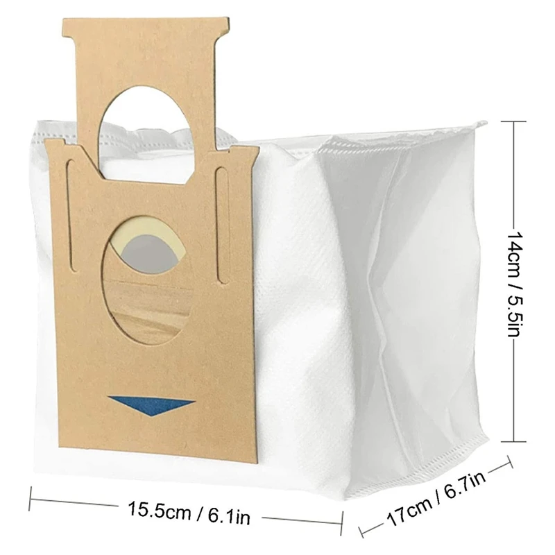 17 Pack T8 Vacuum Dust Bags for Ecovacs Deebot Ozmo T8 & T8 AIVI Robot Vacuum Cleaner with Auto-Empty Station 
17 Pack T8 Vacuum Dust Bags for Ecovacs Deebot Ozmo T8 & T8 AIVI Robot Vacuum Cleaner with Auto-Empty Station