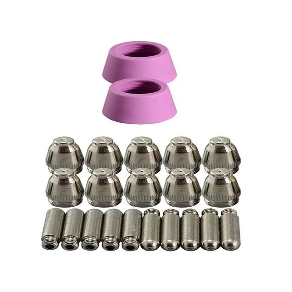 22pcs/set SG-55 AG-60 WSD-60 Welding Nozzles Electrodes For AG-60 Plasma Cutting Machine Welding Torch Consumables Kit
22pcs/set SG-55 AG-60 WSD-60 Welding Nozzles Electrodes For AG-60 Plasma Cutting Machine Welding Torch Consumables Kit