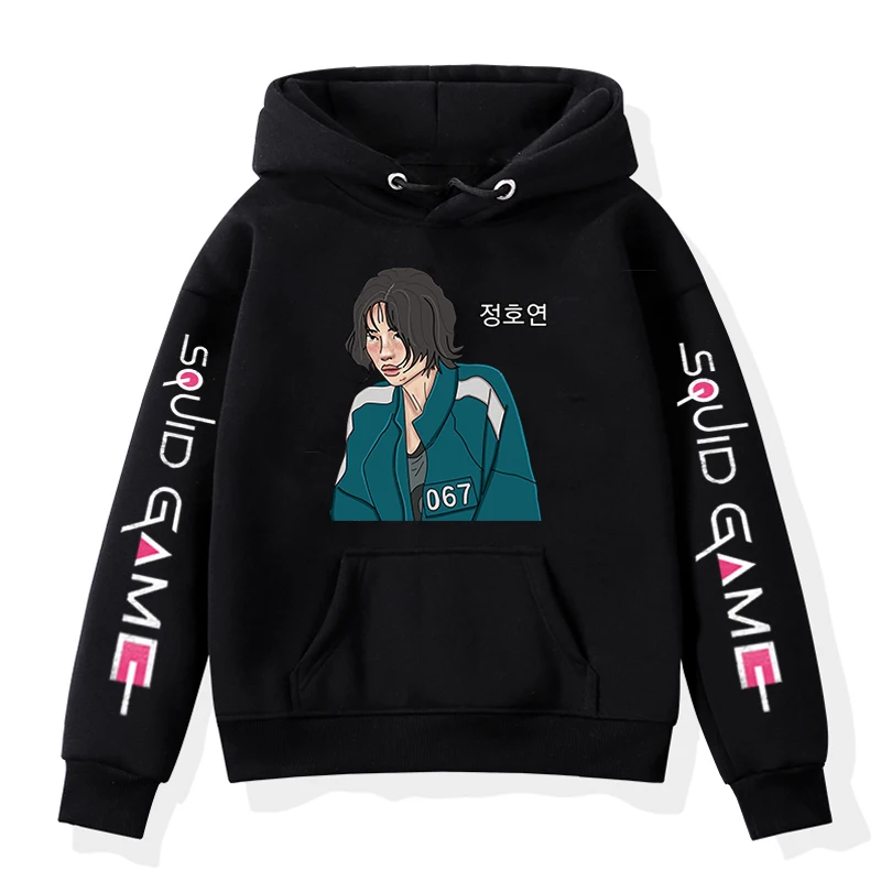 Squid Game TV Cosplay Costume For Kids Pink Hoodies Baby Girl Boy Clothes Coat Clothes sudadera mujer sudadera Children Clothing
Squid Game TV Cosplay Costume For Kids Pink Hoodies Baby Girl Boy Clothes Coat Clothes sudadera mujer sudadera Children Clothing